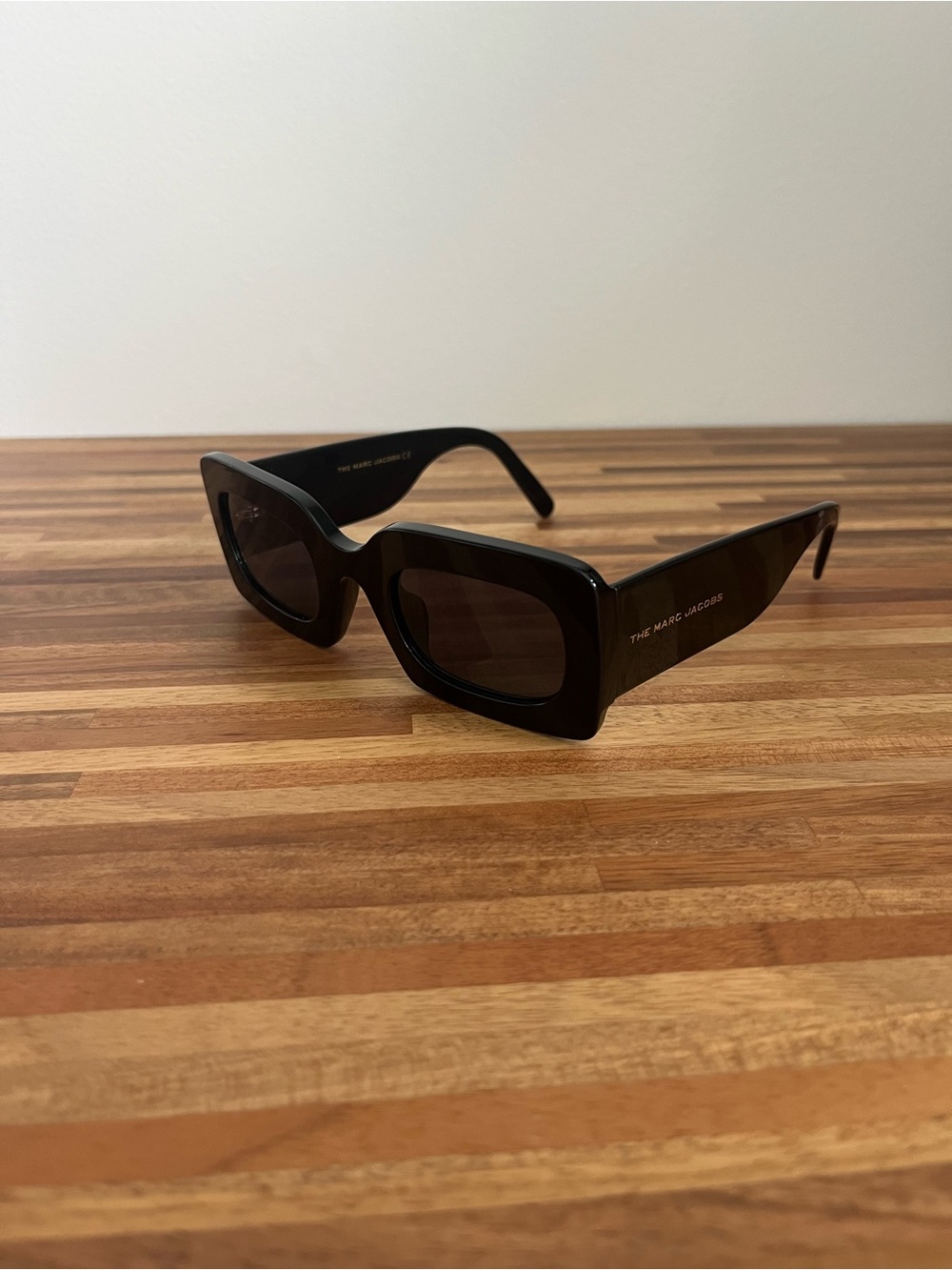 Marc Jacobs Black Retro Rectangle Sunglasses